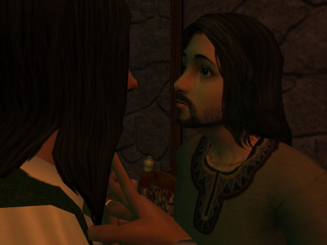 'No, Egelric. Go back to bed.'