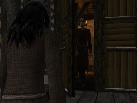 Araphel was pleased to see the door open ahead of him.