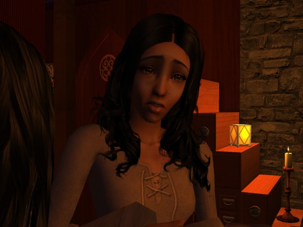 'She made a little curtsey.'