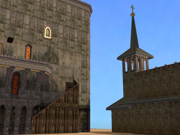 Eirik's keep and Chapel of St. Brendan the Navigator