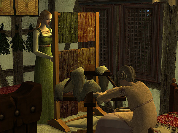 Githa stared suspiciously through the wool at her mother.