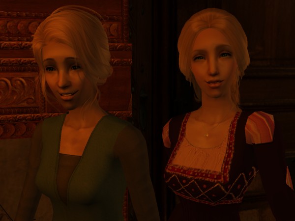 Closeup of Freya, and Estrid